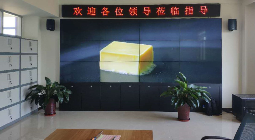 石家庄某事业单位 3×4 拼接屏 LED 显示屏控制系统项目